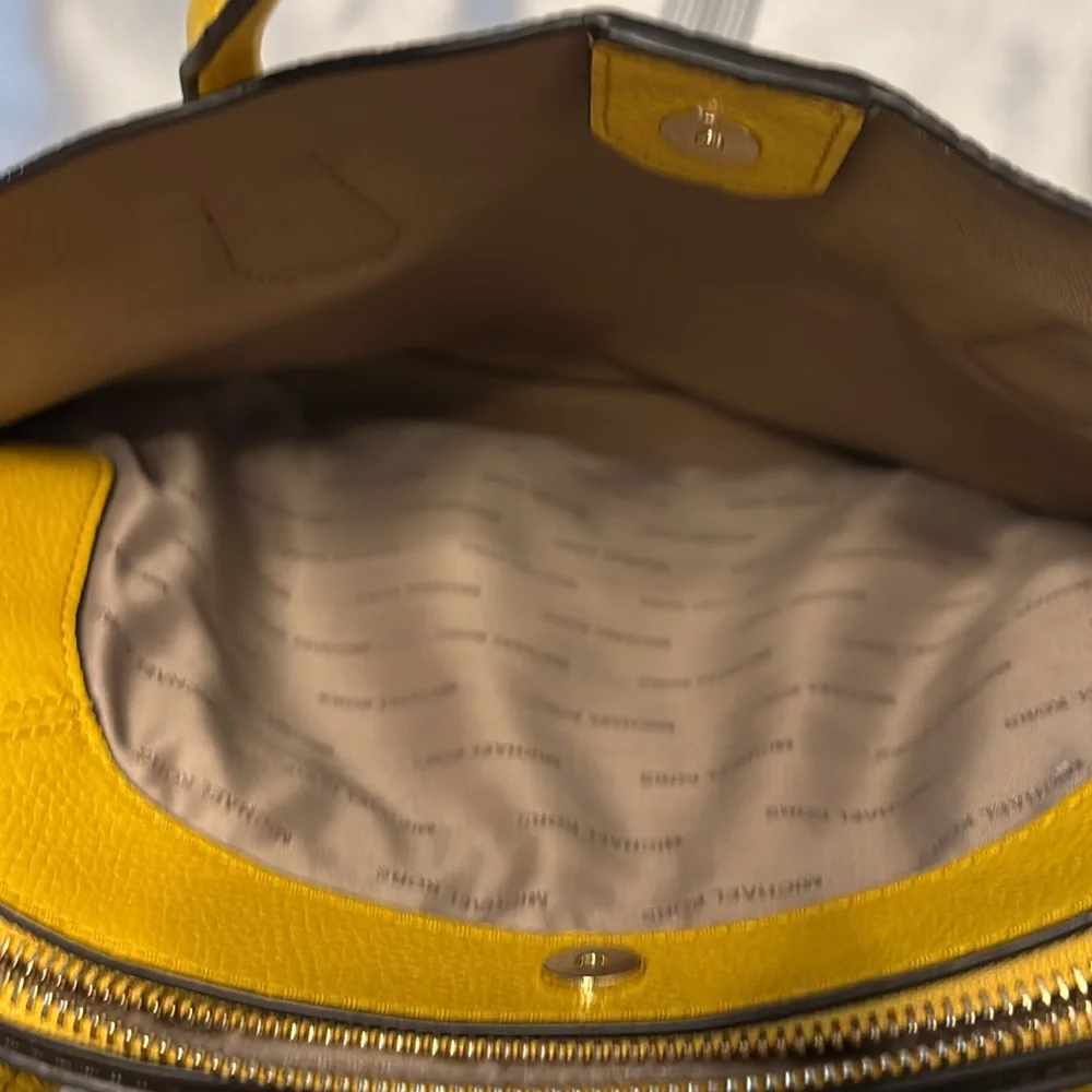 Michael Kors Yellow Satchel Bag - Picture 10 of 13